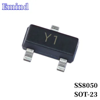 100/200/300Pcs SS8050 Transistor SMD Pegada SOT-23 Serigrafia Y1 Tipo NPN 40V/1.5 UM Bipolar Amplificador de Transistor