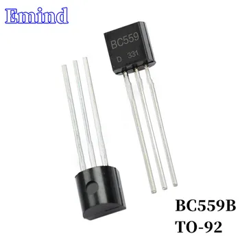 100Pcs BC559B MERGULHO Transistor TO-92 Tipo PNP Bipolar Amplificador de Transistor 30V/100mA 0