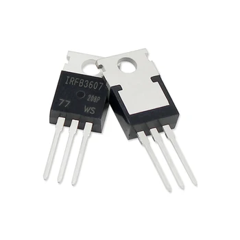 10PCS IRFB3607PBF IRFB3607 Transistor MOSFET 80A 75V A-220 3