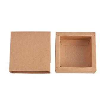 16pcs DIY Caixa de Papel da Gaveta de Tipo de Jóias da Caixa de Embalagem de Chá de Presente Caixas de Cosméticos,Kraft,15x8x4cm 2
