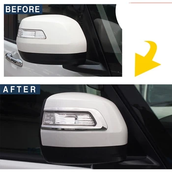 1Pair ABS Cromados Laterais Espelho Retrovisor Capa da fita de Guarnições de Etiqueta para Stepwgn Spada 2