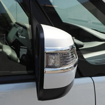 1Pair ABS Cromados Laterais Espelho Retrovisor Capa da fita de Guarnições de Etiqueta para Stepwgn Spada 4