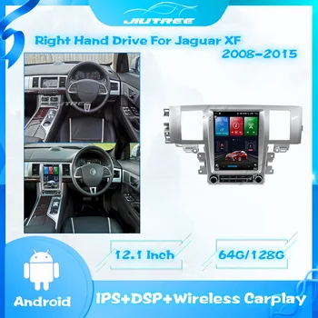 2 Din Android Rádio do Carro a Mão Direita da Unidade Para a Jaguar XF 2008-2015 Touch Screeen Rádio do Carro GPS de Navegação Multimédia Player