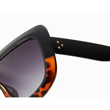 2019 Luxo Grande Armação Óculos de sol das Mulheres Designer Homem/Mulher de Óculos de Sol Vintage Clássico Grandes UV400 Exterior Oculos 4