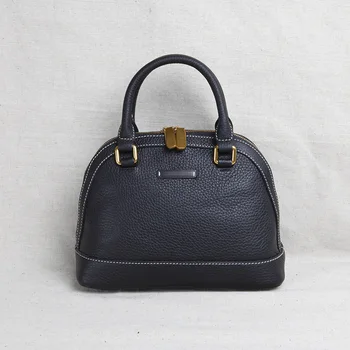 2020 novas artesanais de couro feminino bag duplo mini pequeno shell bolsa bolsa messenger bag primeira camada de couro de saco pequeno 0