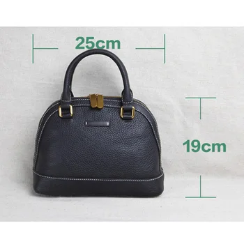 2020 novas artesanais de couro feminino bag duplo mini pequeno shell bolsa bolsa messenger bag primeira camada de couro de saco pequeno 5