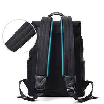2021 Nova Moda Homens mochila coreano de nylon de Viagem, mochilas de carregamento usb mochilas Masculina, sacos do portátil Bookbags 3