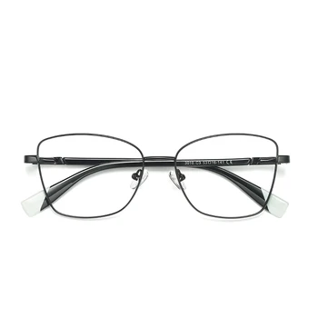 2022 NOVA Cat Eye Retrô Sobrancelha Simples Armações de Óculos Anti Luz Azul Mulheres Óptico de Moda Computador Óculos 3