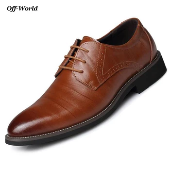 2022 Recém-Homens Qualidade PU de Couro Sapatos de Casamento Sapatos de Tamanho 38-48 Preto Oxfords de Couro Macio Homem Vestido de Sapatos de Ternos masculinos Sapatos