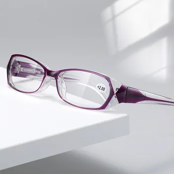 2022 Retro Anti Blue Ray Óculos de Leitura Moda feminina Presbiopia Óculos Mulheres de Computador Prescrição de Óculos com +1.5 +2 1