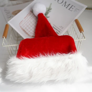 2023 Ano Novo, Papai Noel Presentes Natal Decoração De Inverno Caps De Pelúcia De Natal Chapéu Adultos, As Crianças Decorações De Natal Para A Casa Natal 1