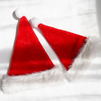 2023 Ano Novo, Papai Noel Presentes Natal Decoração De Inverno Caps De Pelúcia De Natal Chapéu Adultos, As Crianças Decorações De Natal Para A Casa Natal 4