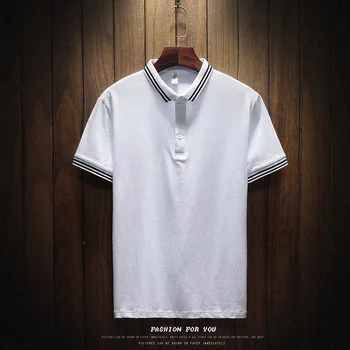 2023HOTT JTFAN Topos&Tees camisas Pólo masculinas homens de Negócio marcas de Camisas Polo Sólido camisa de polo de mens 4 cores