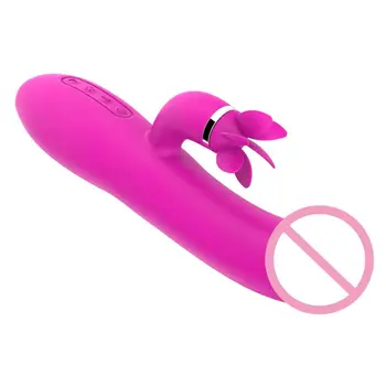 20RD Vibração Ponto G Coelho Vibrador Recarregável Vibrador - os Brinquedos Sexuais Estimulador de Clitóris para as Mulheres