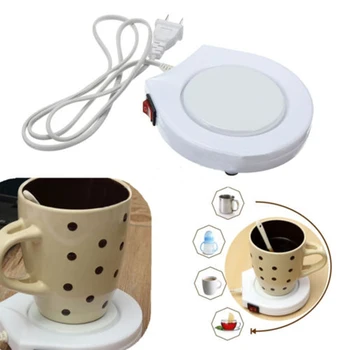 220V Branco de Café Eléctrica dispositivo de aquecimento de chávenas de Chá de Leite em Caneca de Aquecedor Pad Ferramenta de Cozinha 1