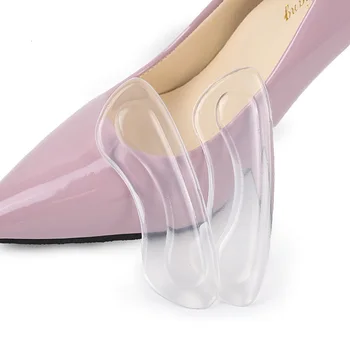 2pcs=1pair Cuidados com os Pés Pedicure Ferramenta Invisível de Gel, Adesivos anti-Derrapante Pés Sapatos de Mulheres Adesivos de Salto Alto do Sapato Almofada de Palmilhas