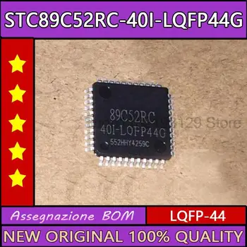 2PCS/MONTE STC89C52RC-40I-LQFP44G LQFP44 de chip Único microcomputador STC89C52RC Novo Original IC