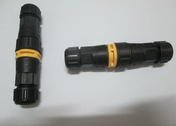 3 M19 Rápida de Solda Conector à prova d'água Elétrica do cabo do Terminal Conector Plug Socket IP67 13*6.5 mm