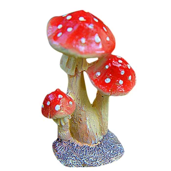 3-Peça em Miniatura de Fadas Jardim de Cogumelos Enfeite de Casa um vaso de Planta Estatueta de DIY, Decoração Casa, Decoração Style2 3 peças 3