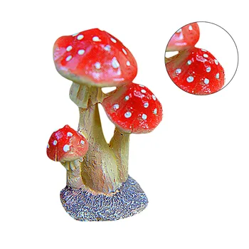 3-Peça em Miniatura de Fadas Jardim de Cogumelos Enfeite de Casa um vaso de Planta Estatueta de DIY, Decoração Casa, Decoração Style2 3 peças 5