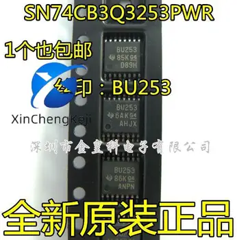 30pcs novo original SN74CB3Q3253PWR de tela de seda BU253 TSSOP16 multiplexador de decodificador