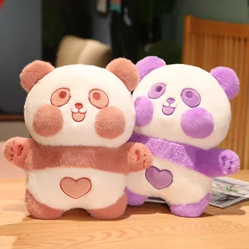 38cm Kawaii 5 Cores Suaves Amor Panda de Pelúcia Boneca, Brinquedos do Animal Bonito de Pelúcia Office Travesseiro Nap Conforto de Casa Almofada Menina Presentes Crianças 4