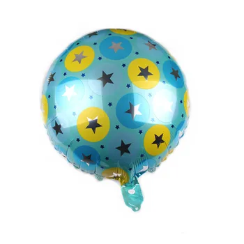 5 pcs de 18 Polegadas Rodada Estrelas da Festa de Aniversário de Folha de Alumínio Balão Atacado Casamento, Festa de Aniversário, Decoração 3