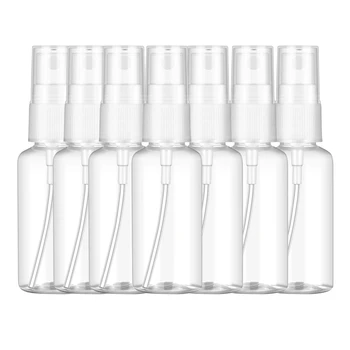 50PCS 60 Ml de Plástico Transparente Perfume Vaporizador Pequeno MIni Vazio Spray de Garrafa Reutilizável 0