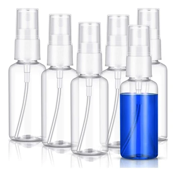 50PCS 60 Ml de Plástico Transparente Perfume Vaporizador Pequeno MIni Vazio Spray de Garrafa Reutilizável 2