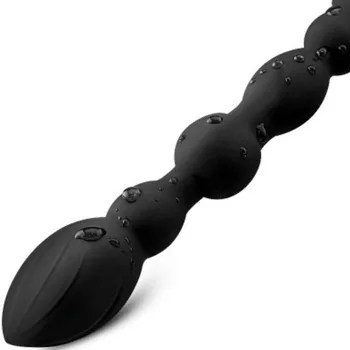 7 Frequência de Aquecimento Quintal Puxado Bead Anal, Vibrador para Homens Anal Esferas de Próstata Massager Plug anal Erótica Brinquedos Sexuais 3