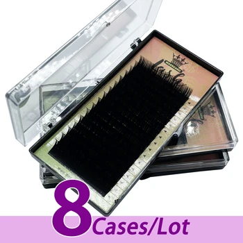 8pcs/monte MASSCAKU vender vison magnético cílios com delineador natural de vison de faux lashes clássico extensões de cílios cílios, cilios