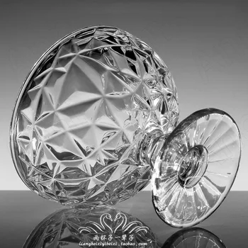 A Criatividade De Cristal Canecas De Vidro Moderno Europeu Transparente Alívio De Artesanato Sobremesa Tigela De Salada Restaurante Do Hotel Sorvete Copos 1