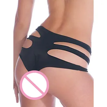 A Cuecas da senhora Mulheres Sólido Invisível Ultra Fina Calcinha lingerie Sexy Cintura Baixa Calcinhas Cuecas M-XL do Navio da Gota