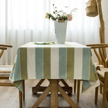 A europa faixa toalha de Mesa Retangular Mesa de Café, de Algodão, de Linho, à prova de Poeira Toalha de mesa Decorativa da Casa de Chá Tabela de Cobre 3