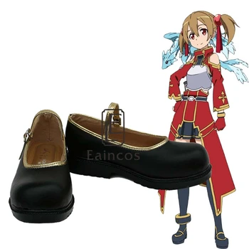 Anime Sword Art Online SÃO a Sílica Cosplay Festa de Sapatos Personalizados