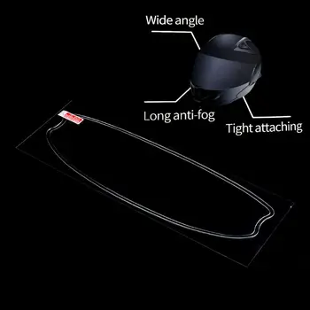 Anti-Neblina Capacete Universal Lente Filme Para Viseira de Moto Escudo de Nevoeiro Resistente Moto Racing Acessórios LX0E 1