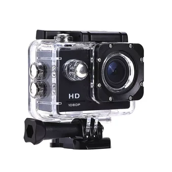 Ao ar livre de Mini Esporte Câmera, Ação Ultra 30M 1080P Subaquática Impermeável Capacete de Gravação de Vídeo de Câmeras de Esporte Cam