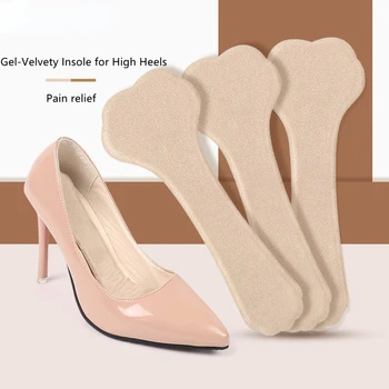 Auto-adesivo Macio Invisível Desgaste-resistente de Gel Palmilhas de Pastilhas de salto Alto Ajustável de Tamanho de Calçado de Sandálias Mulheres Almofadas Confortáveis