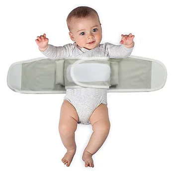 Bebê de Barriga Protetor com o Recém-nascido à prova de Explosão Bebê Simples Panos de Saco de Dormir Anti-assustar Algodão Elástico Ajustável