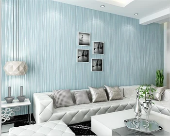 Beibehang 3d não-tecido de papel de parede liso de cor sólida listrado casa melhoria loja de roupas escritório de decoração em 3d papel de parede mural 1