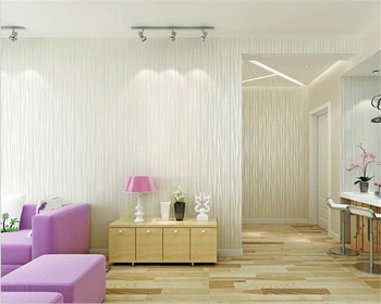 Beibehang 3d não-tecido de papel de parede liso de cor sólida listrado casa melhoria loja de roupas escritório de decoração em 3d papel de parede mural 2