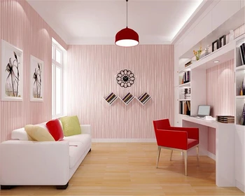 Beibehang 3d não-tecido de papel de parede liso de cor sólida listrado casa melhoria loja de roupas escritório de decoração em 3d papel de parede mural 4