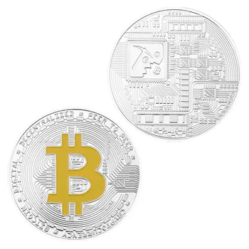 Bitcoin Criptografia de Moedas Colecionáveis Não-moeda e loja de Presentes Físico Cryptocurrency Coina Moeda Comemorativa BTC