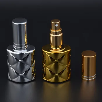 Bling Bling Ouro Prata 10ml Reutilizável Vaporizador de Viagem Perfume Vivals Fragrância Frasco de Spray 10pcs/lot P138