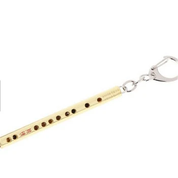 Bonito-Chave Da Cadeia De Quinquilharias Flauta Pingente Keyholder Bolsa Accessorie Chaveiro Saco 4