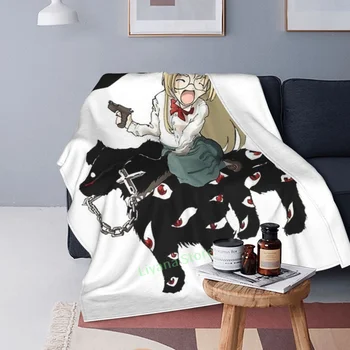 Bonito Hellsing Jogar Cobertor impressos em 3D sofá quarto decorativos cobertor filhos adultos presente de Natal 1