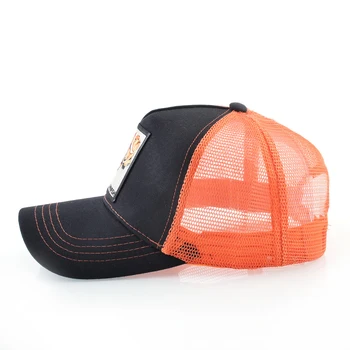 Bordado chapéu dos Homens peixe-Palhaço padrão de Patch Bonés de Beisebol Mulheres Exterior de Malha Viseira Snapback Caminhoneiro Chapéus Casquette osso 3