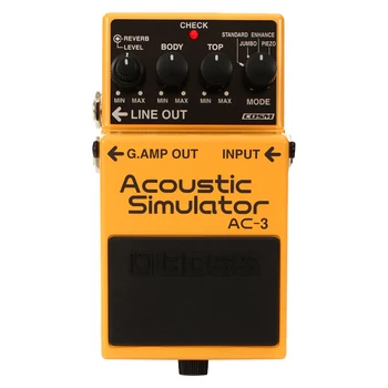 Boss AC-3 Acoustic Simulator Guitarra Pedal de Efeitos 0