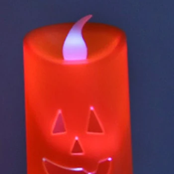 Bruxuleante de Velas de LED de Luz Delicada Halloween Decorativos Nightlight fontes do Partido de ação de Graças Decoração de Halloween
