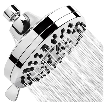 Cabeça de chuveiro Chuveiro de Alta Pressão 5.1 Polegadas de Alta Pressão Com 63 Jatos 8Spray Modos de Substituição de casas De Banho, chuveiros